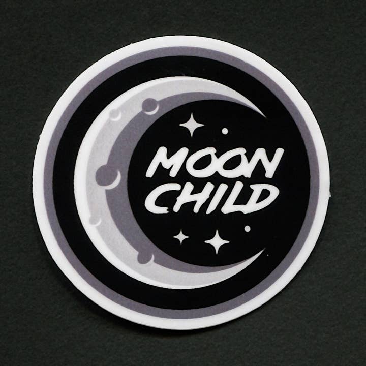 Moon Child Sticker for wholesale by Starseed Supply Co.