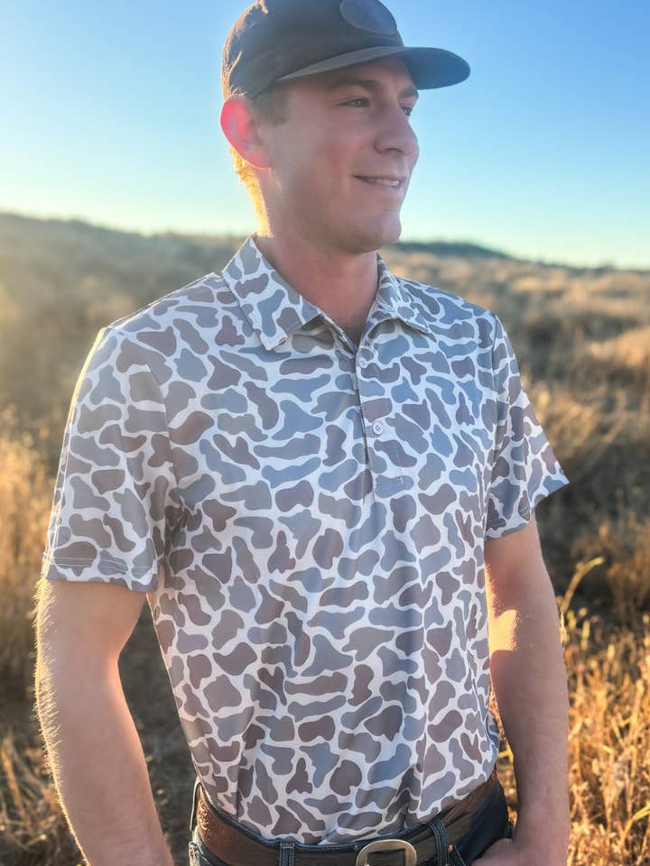 Sterling Kreek – Polo - Homem por atacado – Polo de Homem Camo Scout1