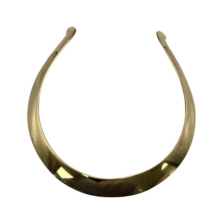 Treasure Jewelry - Wholesale Choker/Collar - Boho Brass Necklace Collar Choker Neckplate3