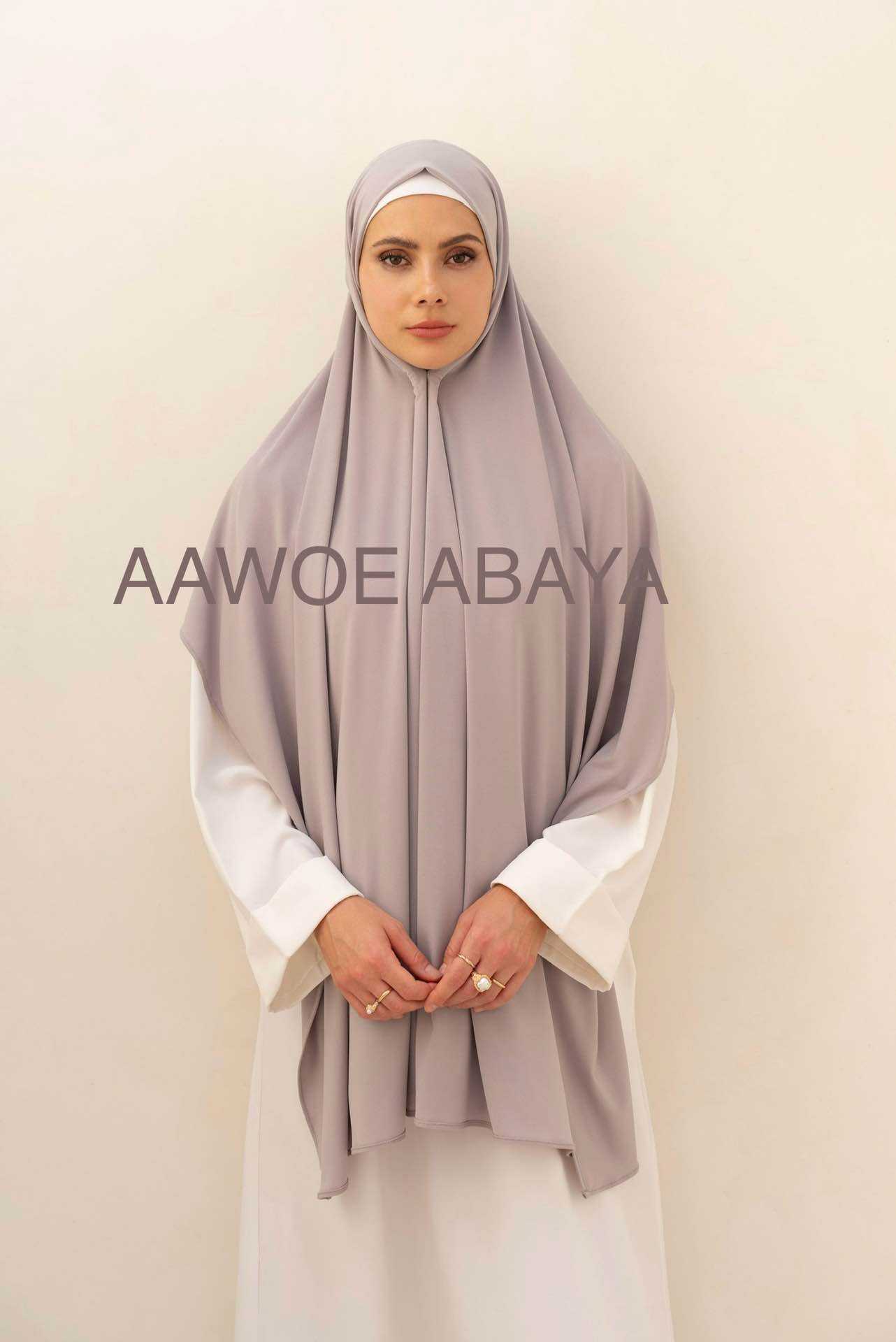 Aawoe Abaya - Venta al por mayor Hiyab - Mujer - Hijab de jersey con lazo rectangular - 70 x 200 cm - 24844