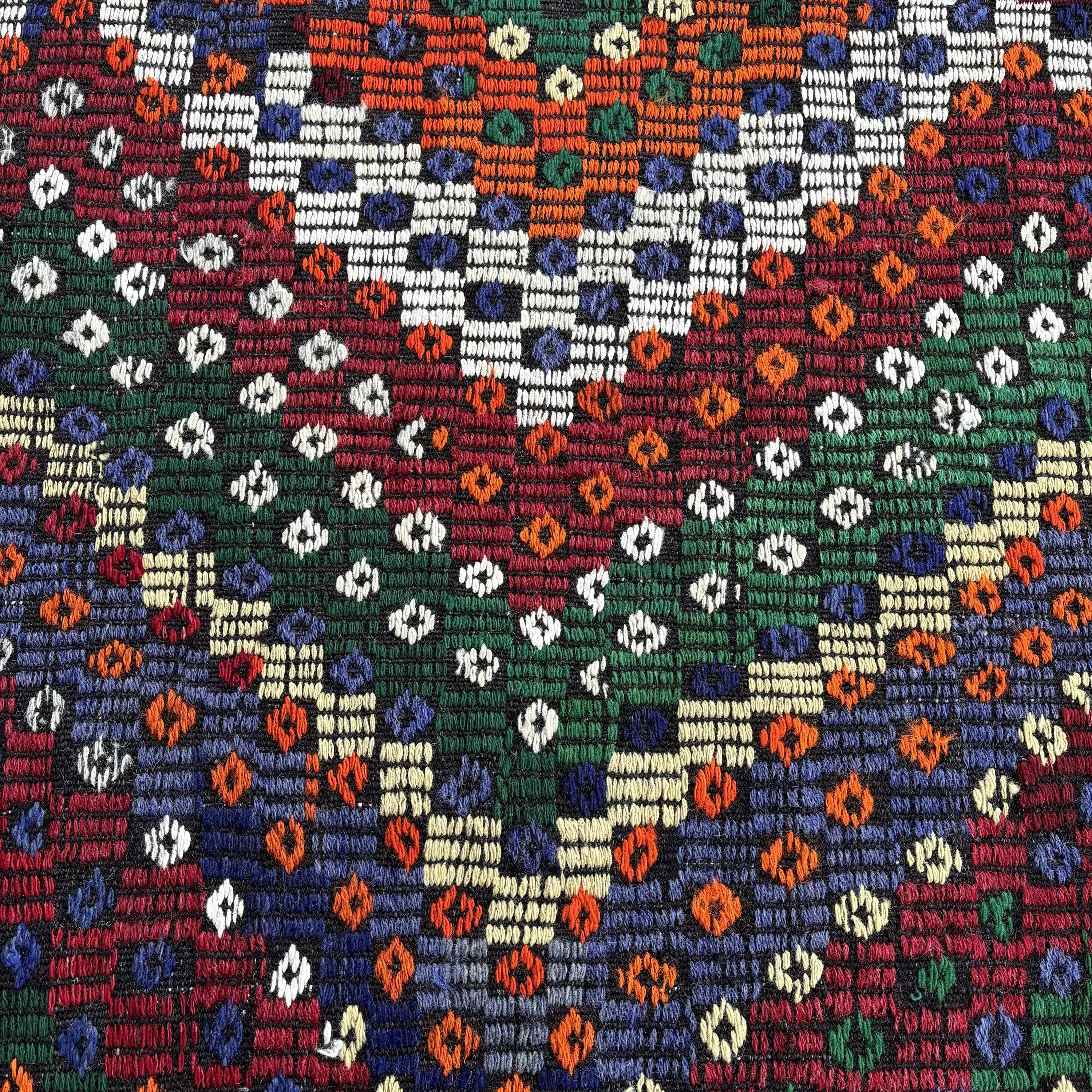 The Loom Wholesale – Großhandel Läufer – Vintage bestickte türkische Kilim-Läuferteppiche 2,6x7,7 ft7