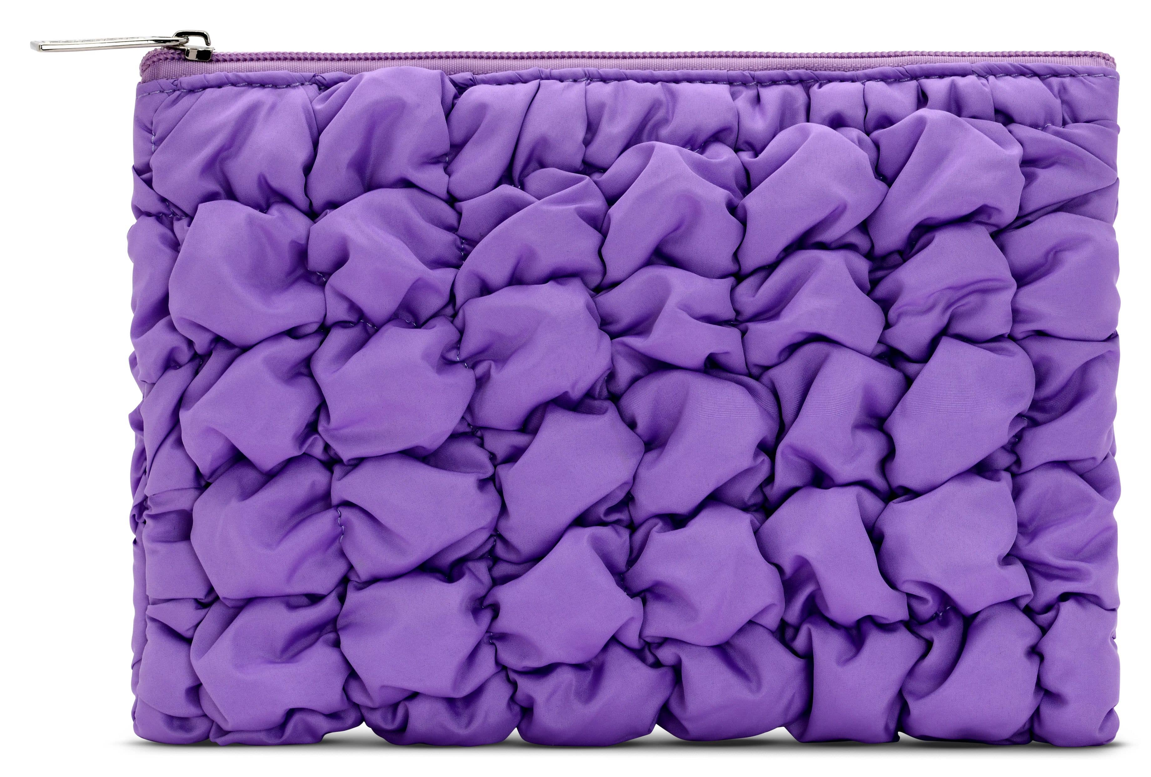 Iscream - Wholesale Makeup Storage Box - LAVENDER PUFFY CASE