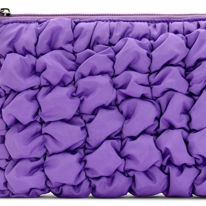Iscream - Wholesale Makeup Storage Box - LAVENDER PUFFY CASE0