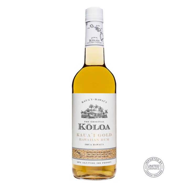 Kōloa Kaua'i Gold Rum 70cl 40% ABV for wholesale by United Drinks