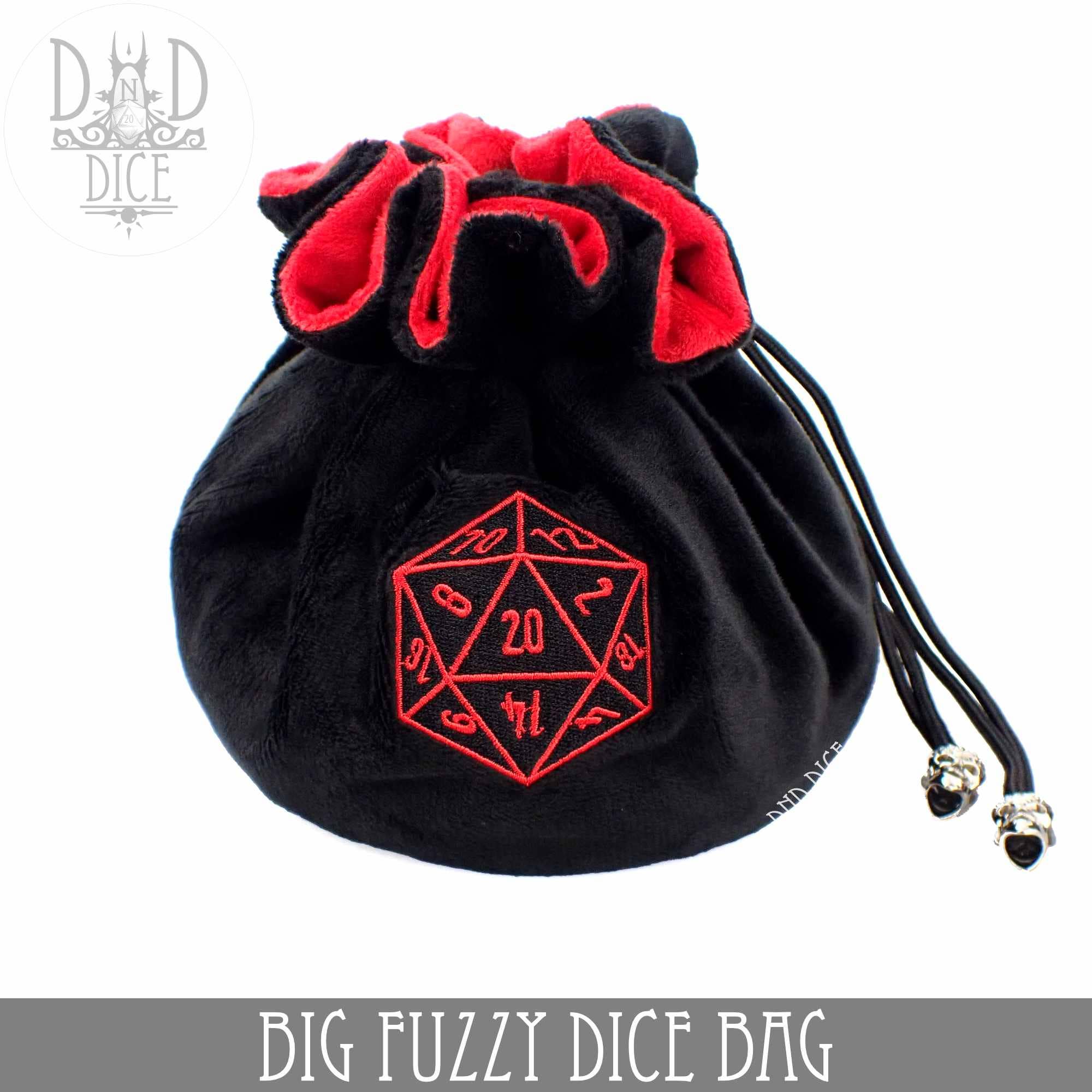 DNDDICE.COM - Wholesale Dice - Big Fuzzy Dice Bag - 6 Colors23