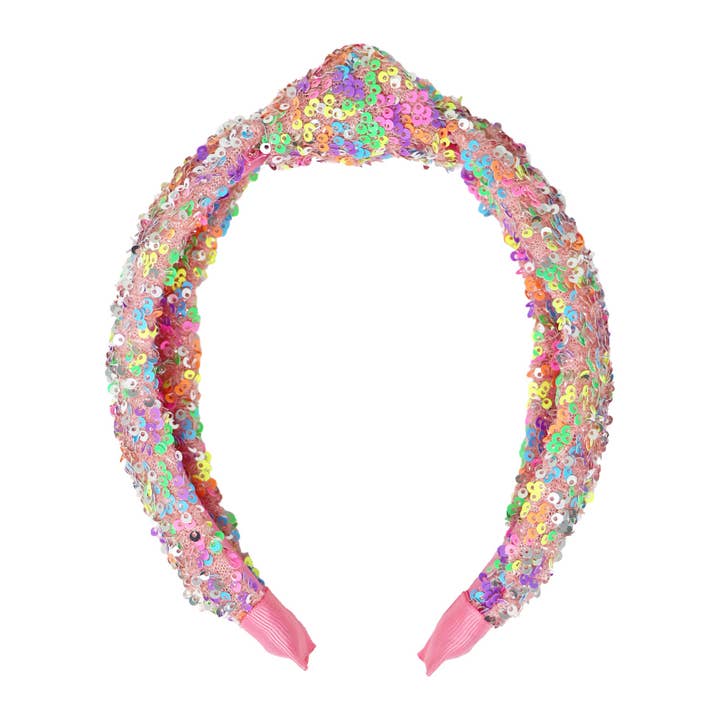 Dreamland Sequin Headband | Pack of 6 for wholesale by Pink Poppy USA
