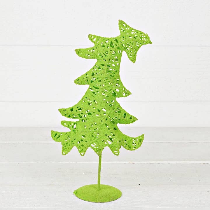 Holiday Depot Inc. - Wholesale Christmas Decoration - M32729-Grinch Fairy Tree w. light green flocked (13in)0