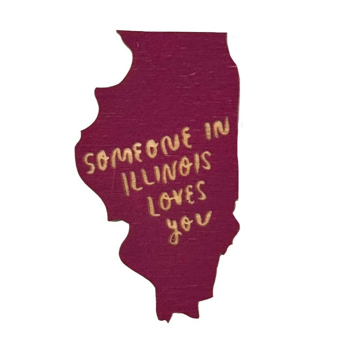 Someone in Illinois Loves You Magnet for wholesale by SnowMade