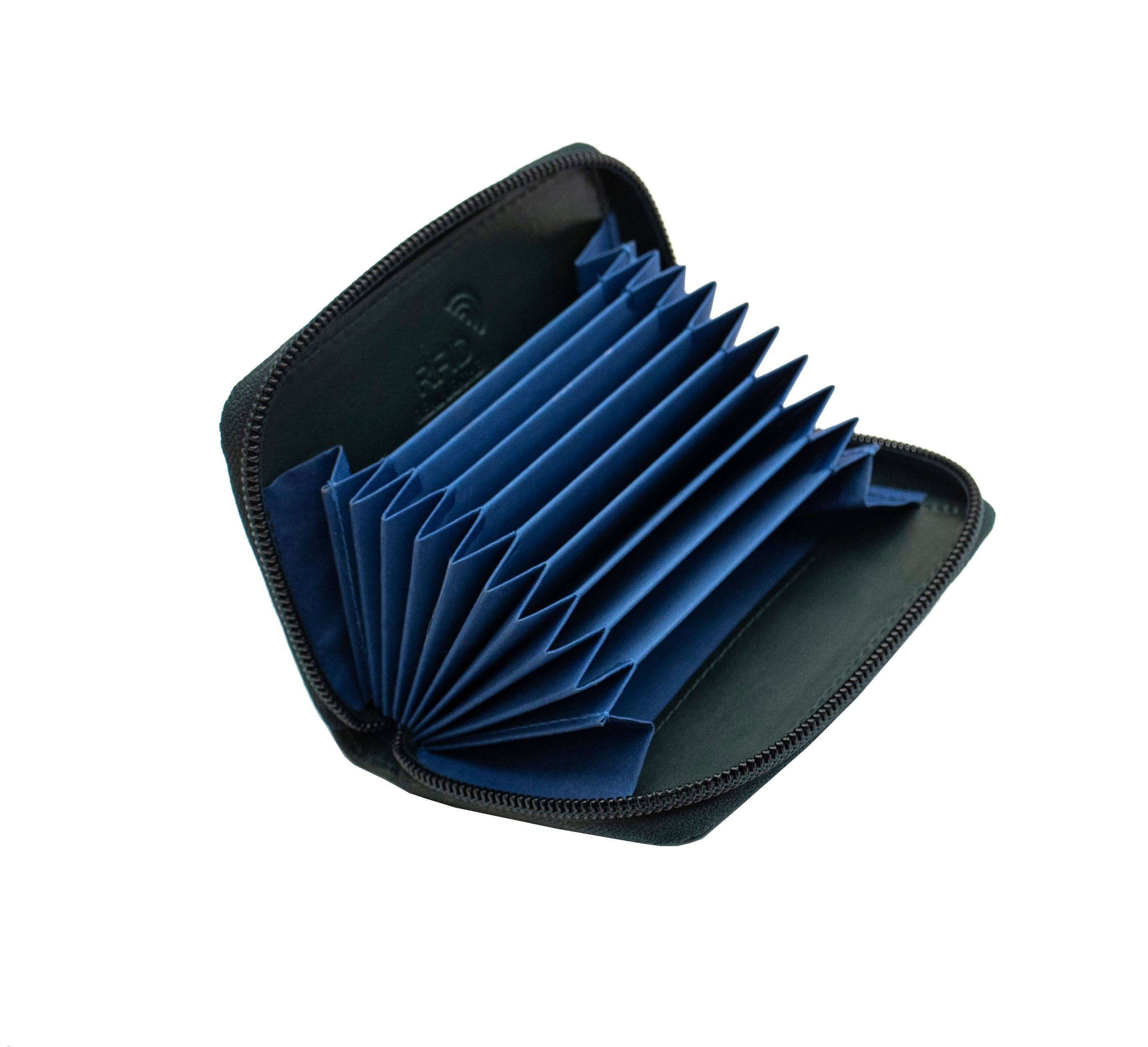 PRIMEHIDE - Wholesale Card Holder - Unisex - Concertina Leather RFID Credit Card Holder - 78089