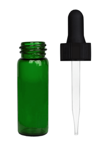Best Bottles - Wholesale Essential Oil Holder - Glass Vial with Black Dropper-1Dram (Multiple Bottle Colors)7