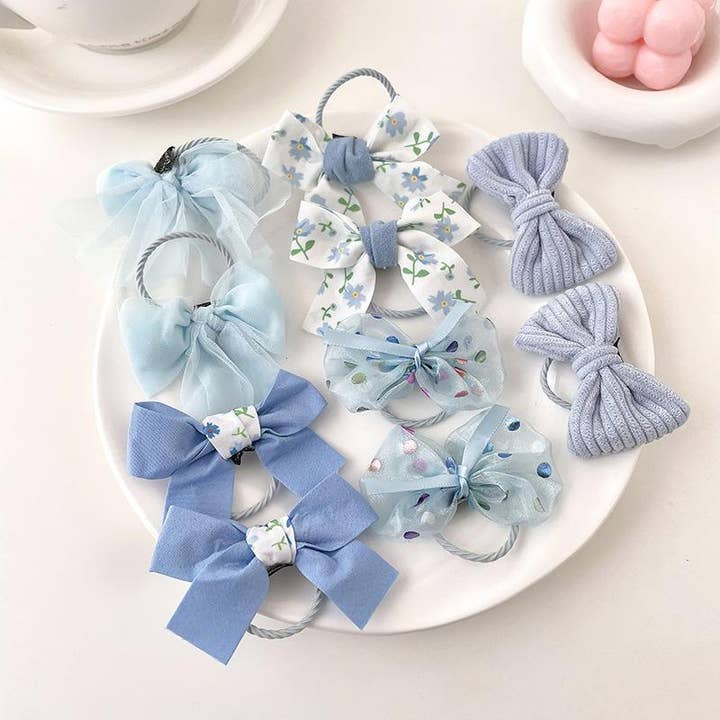 KiddieKickz - Wholesale Hair Bow - Kids - Children's Color Bow Hair Rope High Elasticity10