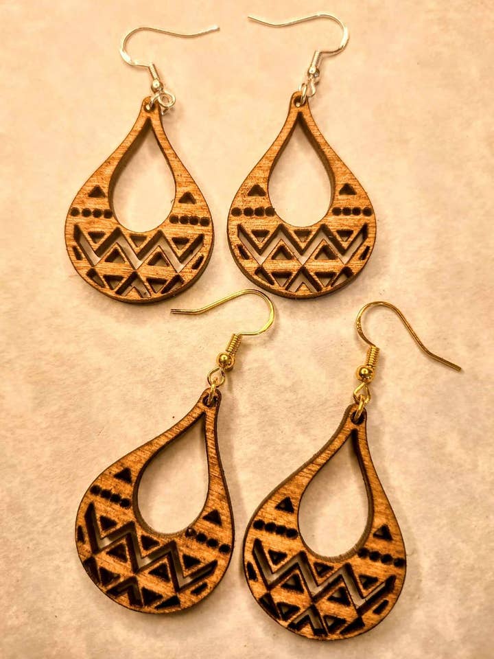 Boho Aztec Earrings for wholesale by Hippie Girl Collection