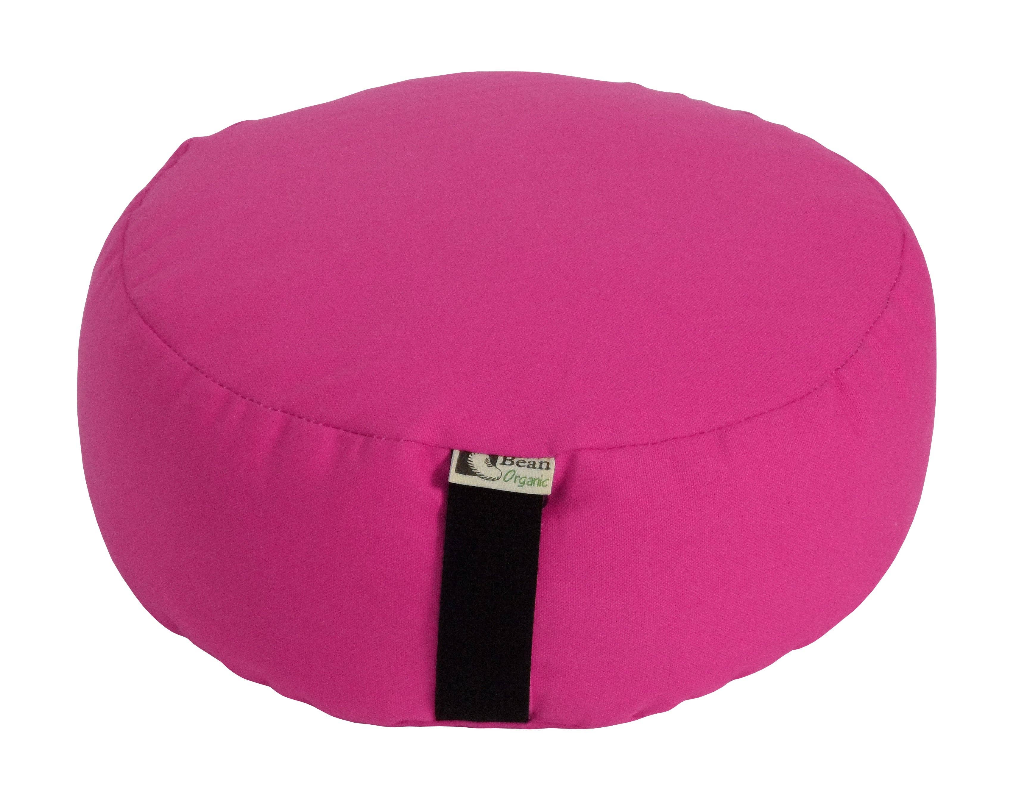 Bean Products - Wholesale Meditation Supplies - Zafu Organic Cotton Meditation Cushion Round or Oval Organic Buckwheat Hull Fill16