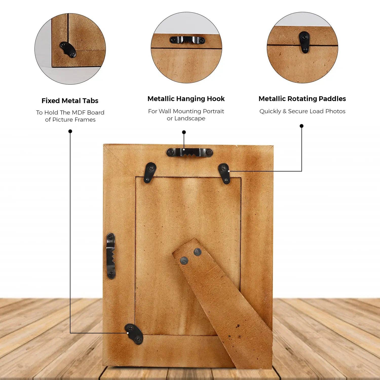 Handicrafts Home - Vendita all'ingrosso Cornice portafoto - Cornice Fotografica Marocchina | Larghezza Bordo 1,5" | 5 Colori4