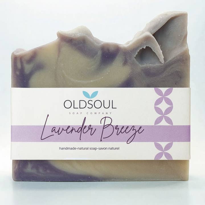 Lavender Breeze Soap for wholesale by Old Soul Soap Company Inc.