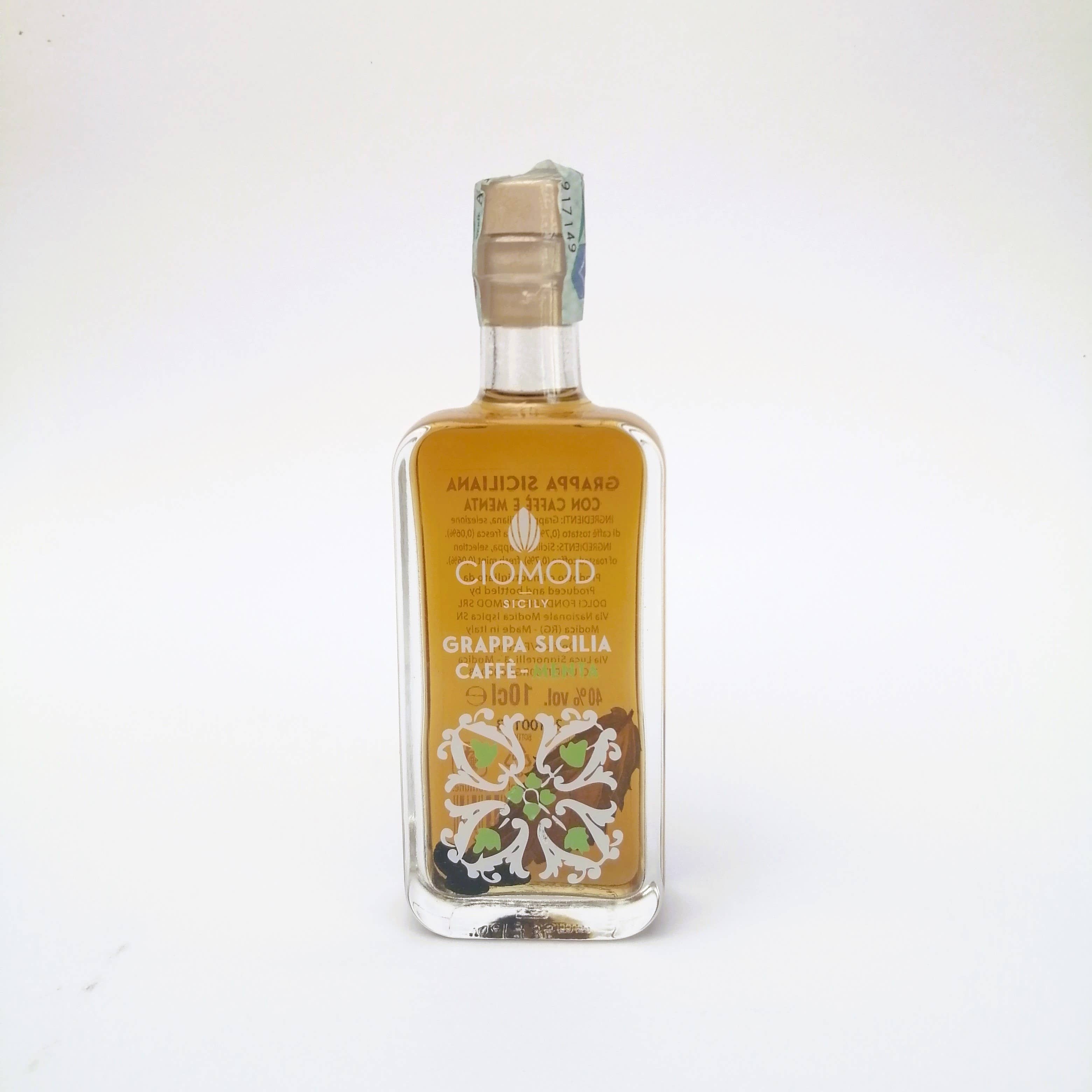 XOCOA SRL - Vendita all'ingrosso Liquore - GRAPPA SICILIA CAFFÈ E MENTA CL 10