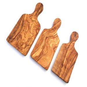 Reseller and retailer page for olive wood chopping boards, bowls, & more