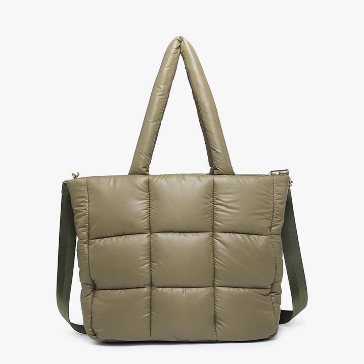 Jen & Co. - Wholesale Shoulder Bag - Women's - M2355 Kiersten Puffer Hobo w/ Strap