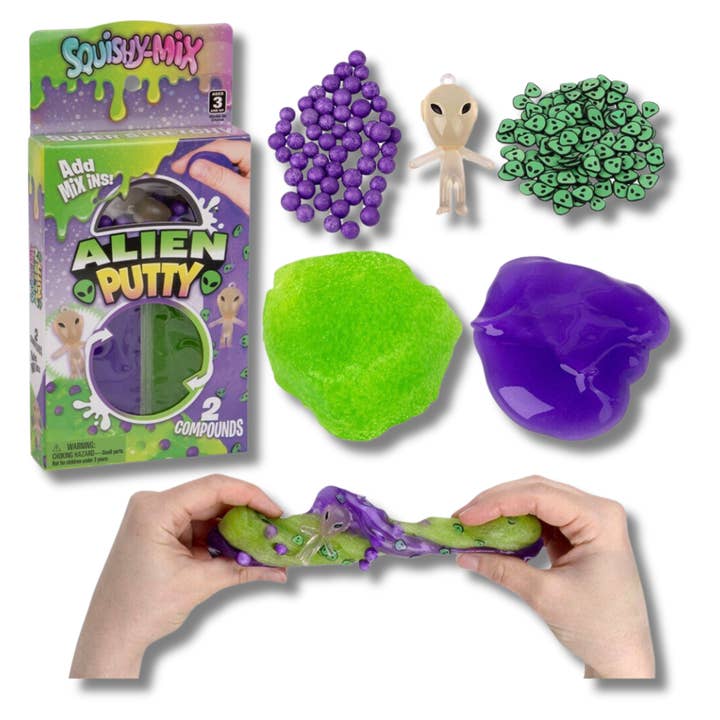 JSBlueRidge Toys - Wholesale Putty/Slime - Kids - Rainbow Alien Mix Squishy Fidget Putty Kids Toy