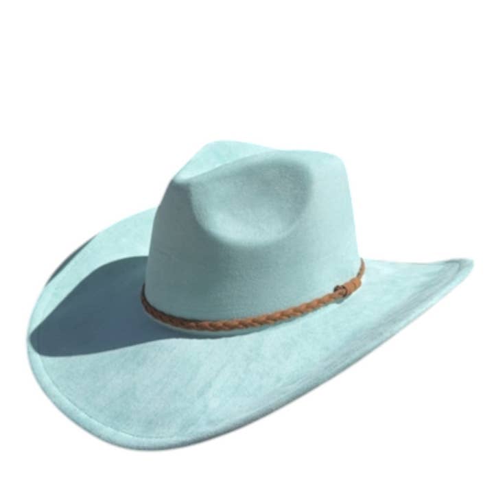 Portia Hat - Wholesale Cowboy Hat - Unisex - Classic Vegan Suede Western Cowboy Hat – Trendy & Timeless