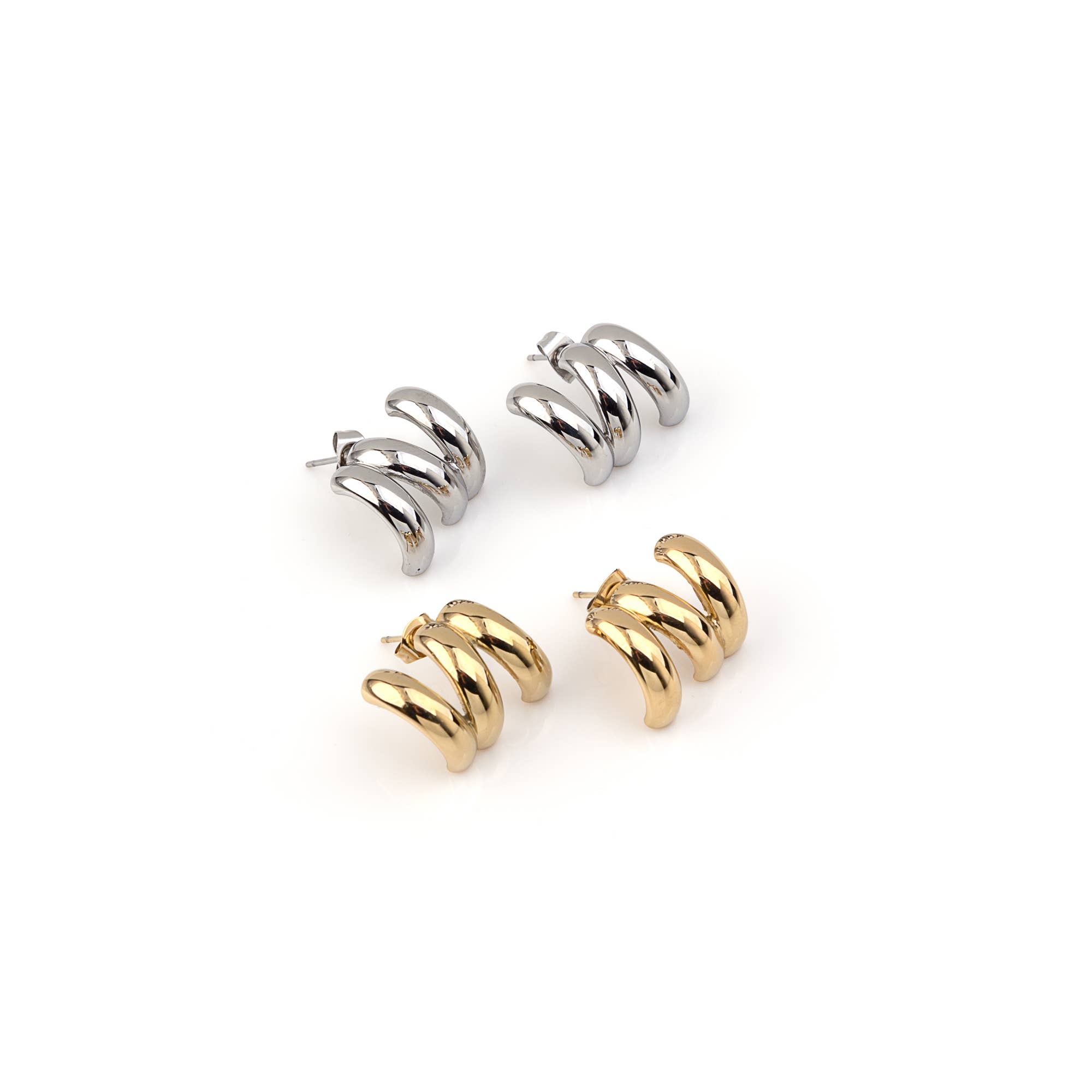 Shebiju - Wholesale Oorringen - Stalen oorbellen GKE231030220