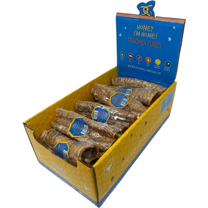Honey I'm Home - Wholesale Pet Treats - Dog - TRACHEA TUBES BULK