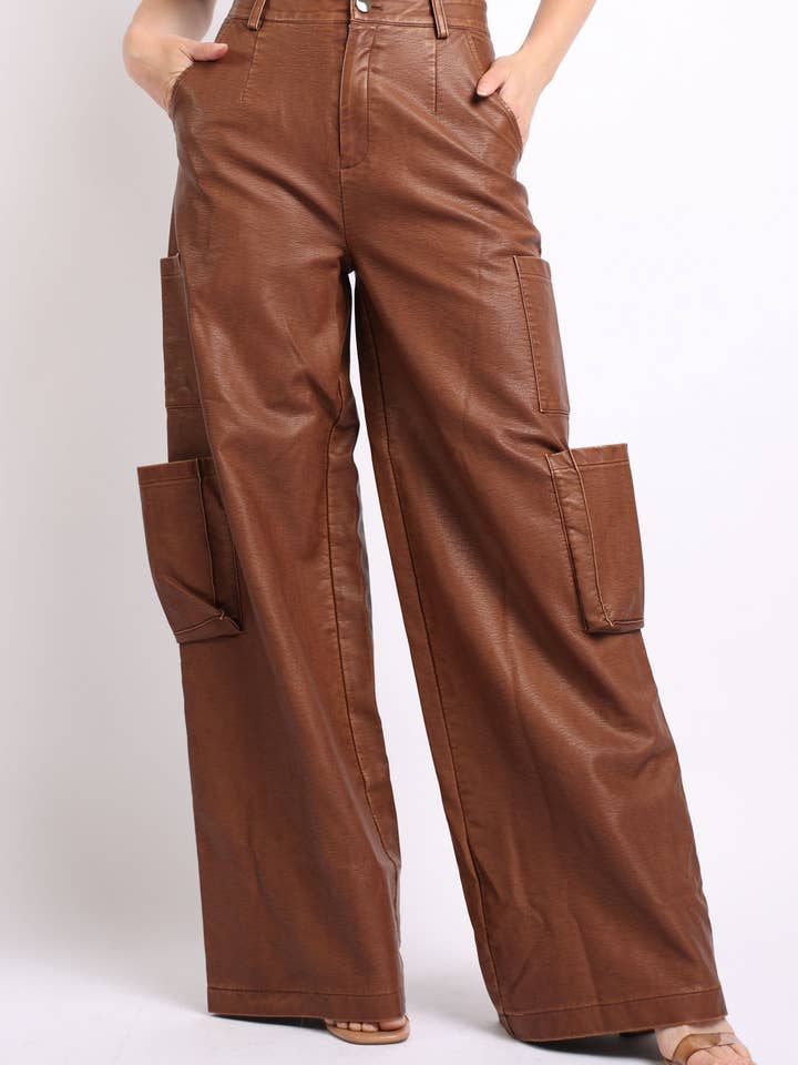 Wide leg pants with pockets for wholesale by K Too