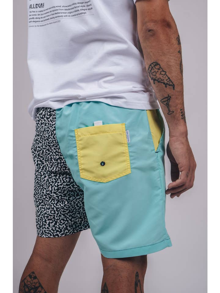Trendsplant Clothing – wholesale Swim shorts – Men′s – Antonyo Marest x Trendsplant Lifeguard Swim Short V.1 Seaqual®Yarn3