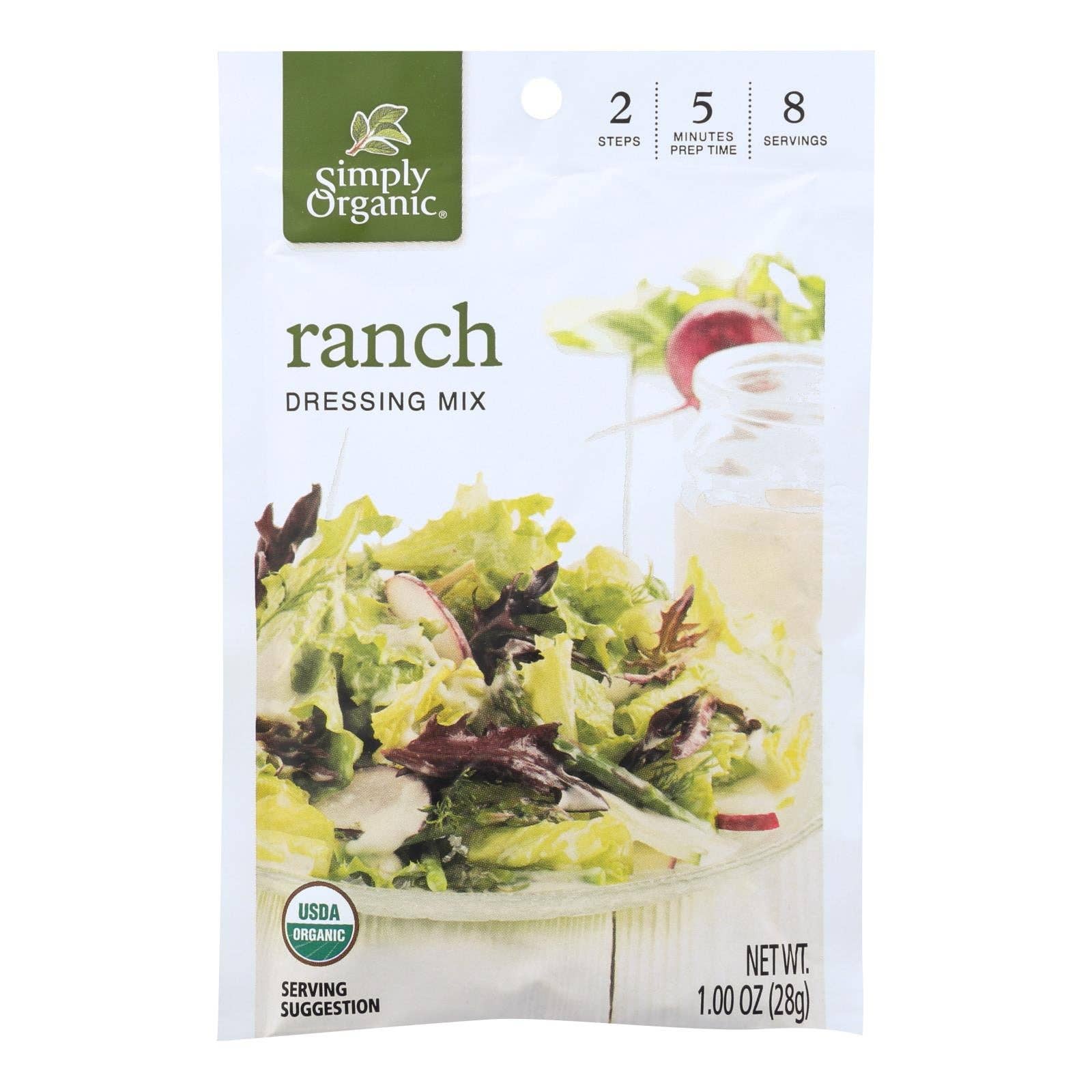 Ware Spark - Wholesale Dried Spice Mix - Simply Organic Ranch Salad Dressing Mix - Case Of 12 - 1 Oz.0