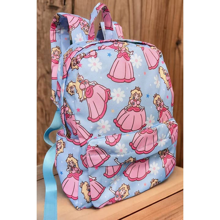 Kids Charm Online - Wholesale Backpack - Kids - Peaches Printed Small Size Kids Backpack1