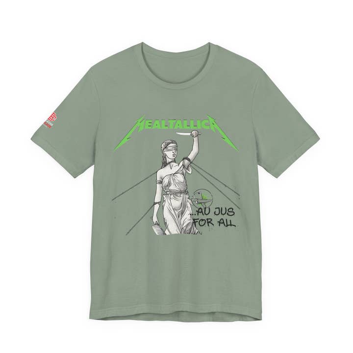 And Au Jus For All — 'Metal' Graphic T-Shirt for wholesale by Cleaver And Blade