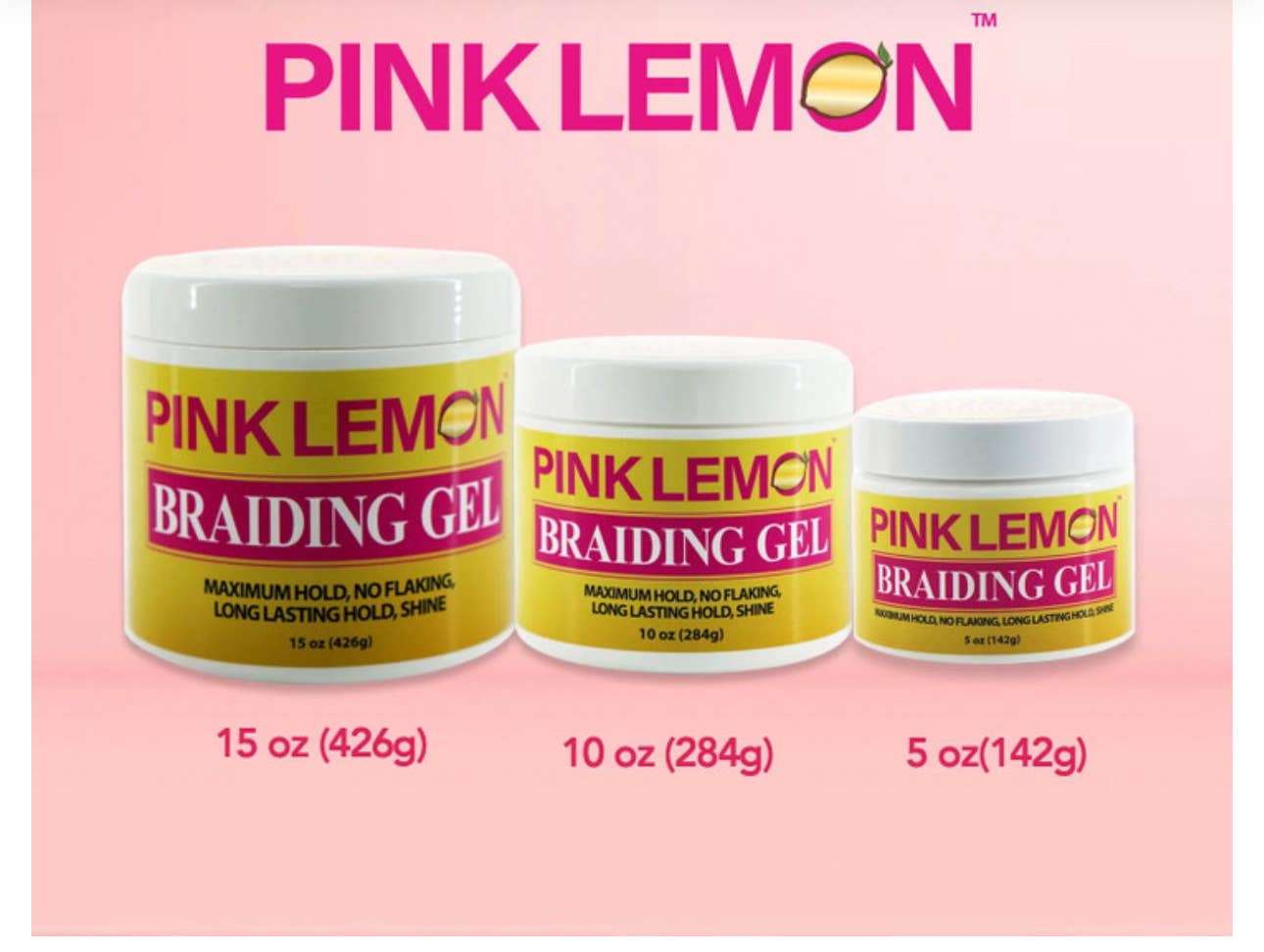 GIFTHAIRS BEAUTY STORE - Wholesale Hair Styling Gel/Mousse - PINK LEMON BRAIDING GEL4