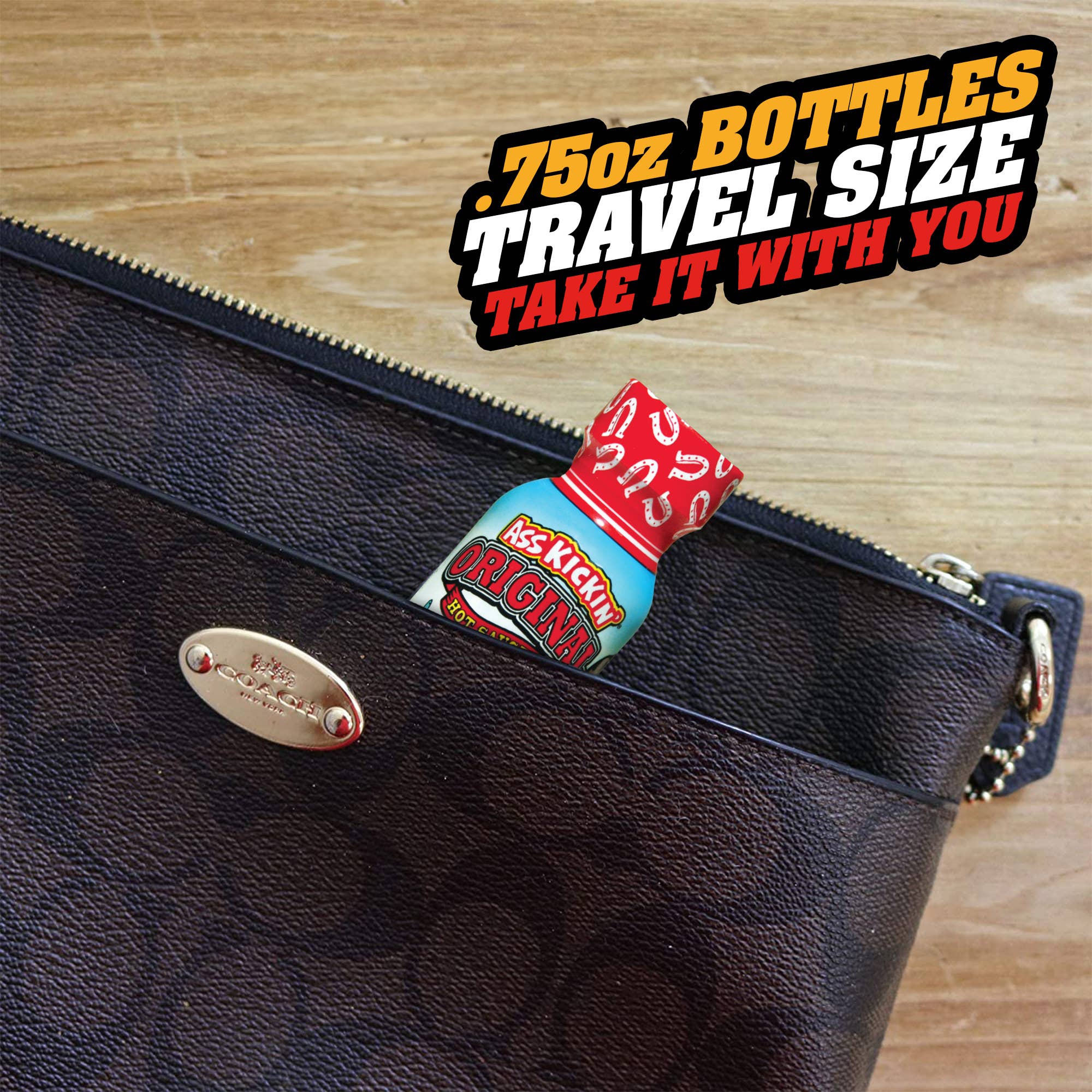 Southwest Specialty Food - Vente Sauces piquantes - Sauce piquante originale Ass Kickin' — Format voyage 3/4 oz2