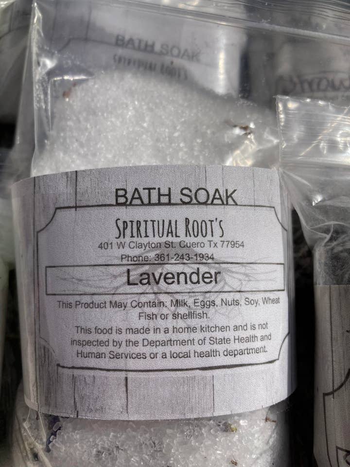 Handcrafted Bath Soaks for wholesale by Spiritual Roots Co