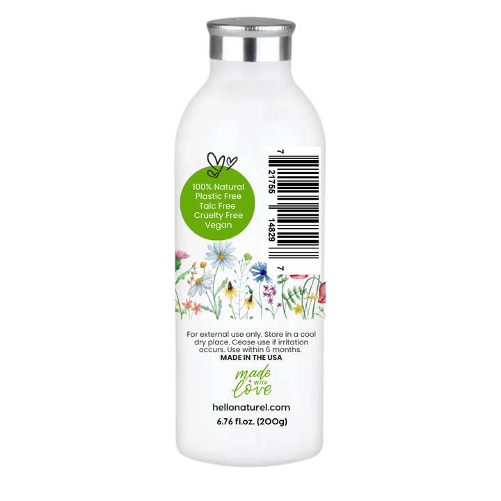 Hello Naturel - Venta al por mayor Champús en seco - Champú seco en polvo 100% natural, sin plástico, vegano, 30 unidades