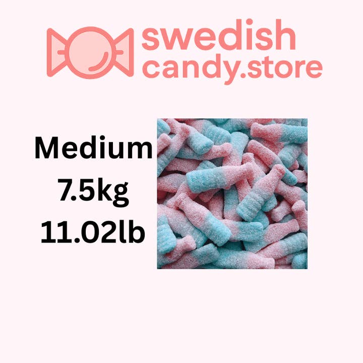 Swedish Candy.Store - Swedish Candy - Wholesale Gummy - Swedish Candy Bubblizz Lutti Bottles 2.5 kg/ 5.51LB1