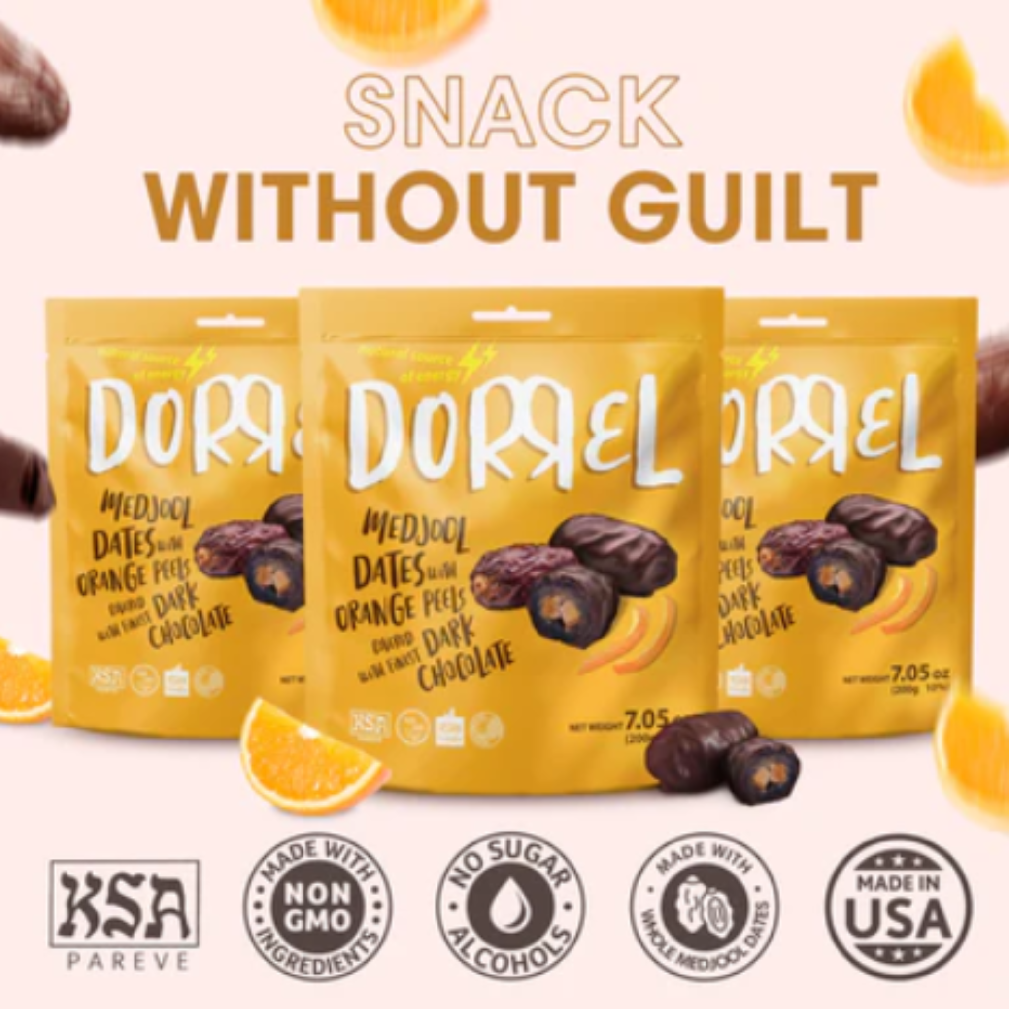 LAGMA - Wholesale Chocolate Covered Sweets - Dorrel Sweets Medjool Dates 10/7.05oz3