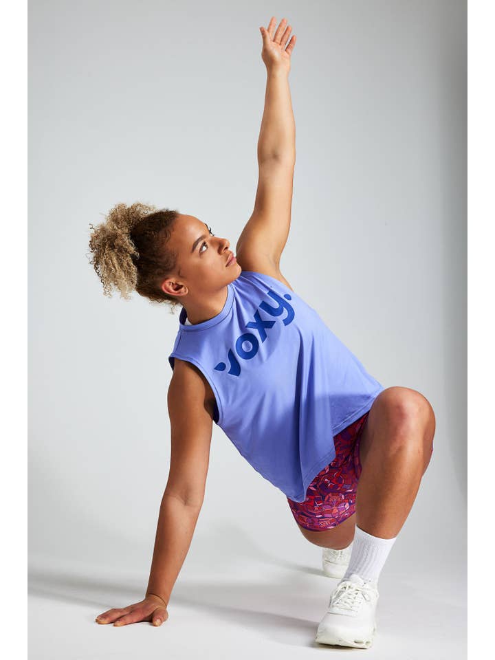 VOXY – wholesale Athletic top – Women′s – Purple Muscle Tank1