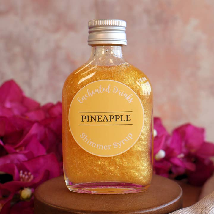 Pineapple Shimmer Syrup for wholesale by Enchanted Drinks