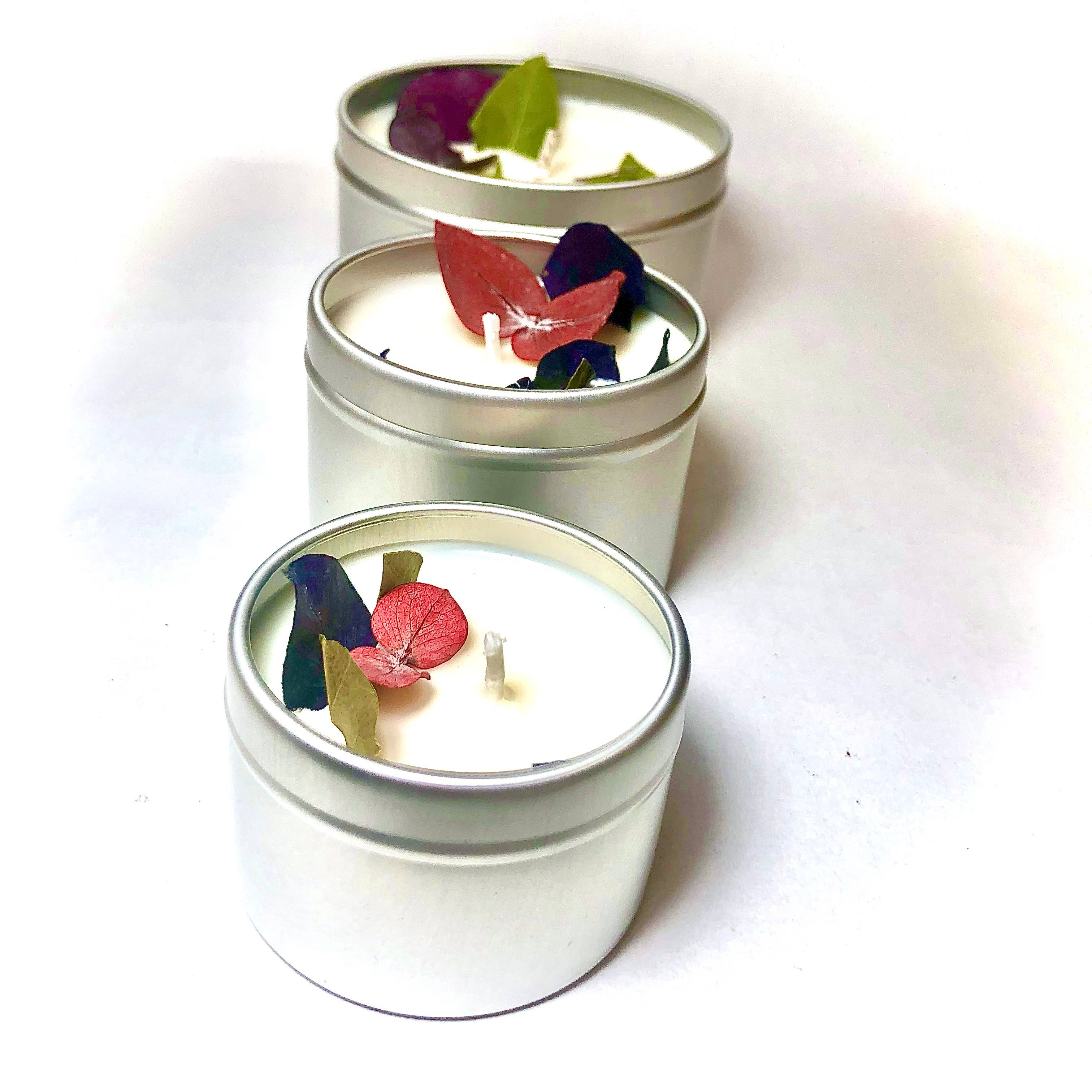 No Ennui - Wholesale Travel Candles - "Breathe" Eucalyptus & Mint Blend Botanical Soy Candle3
