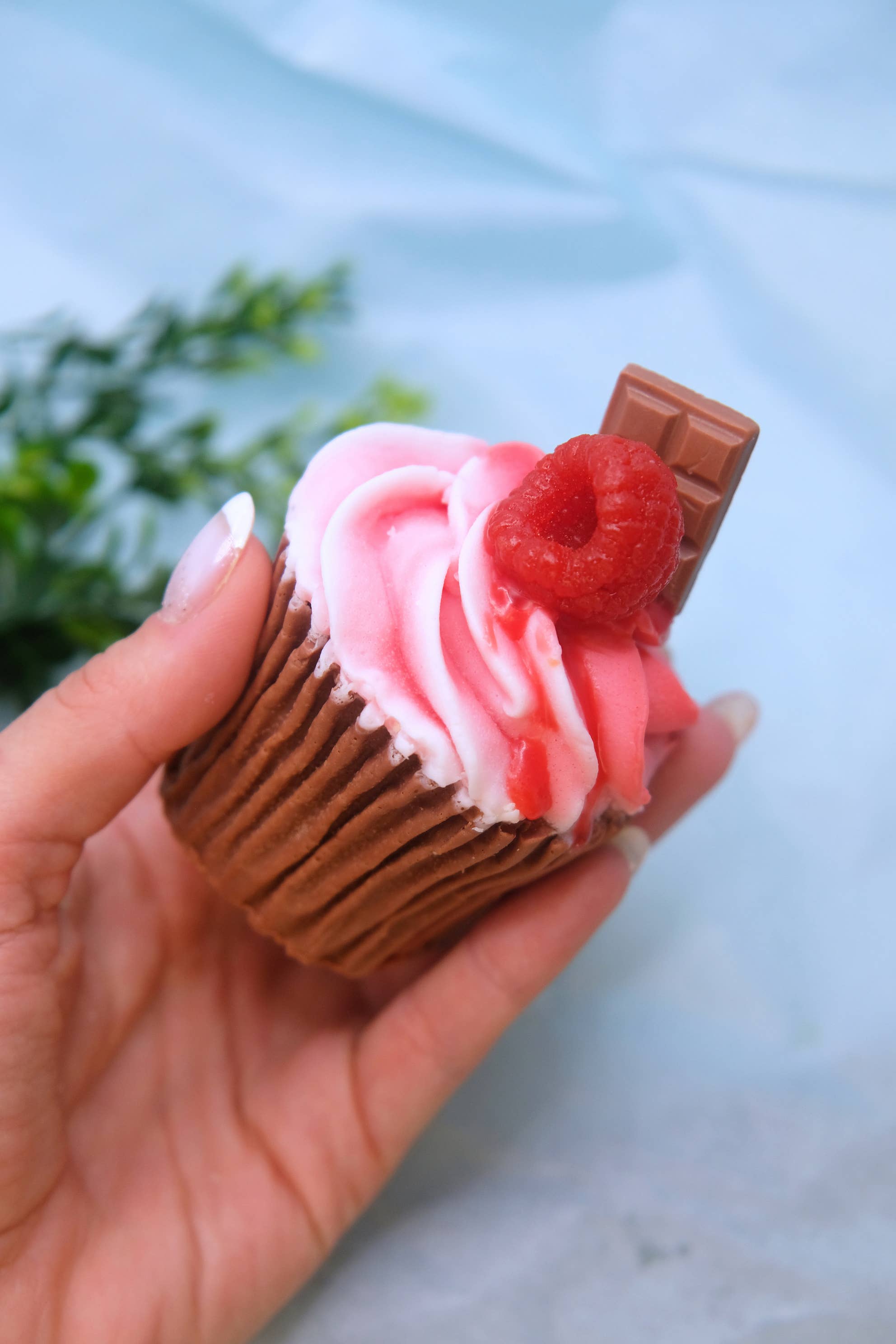 Soapy Trendy - Wholesale Bar Soap - Raspberry Chocolate Cupcake Soap2