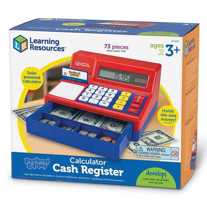 Learning Resources - Wholesale Toy Set - Kids - Pretend & Play® Calculator Cash Register4