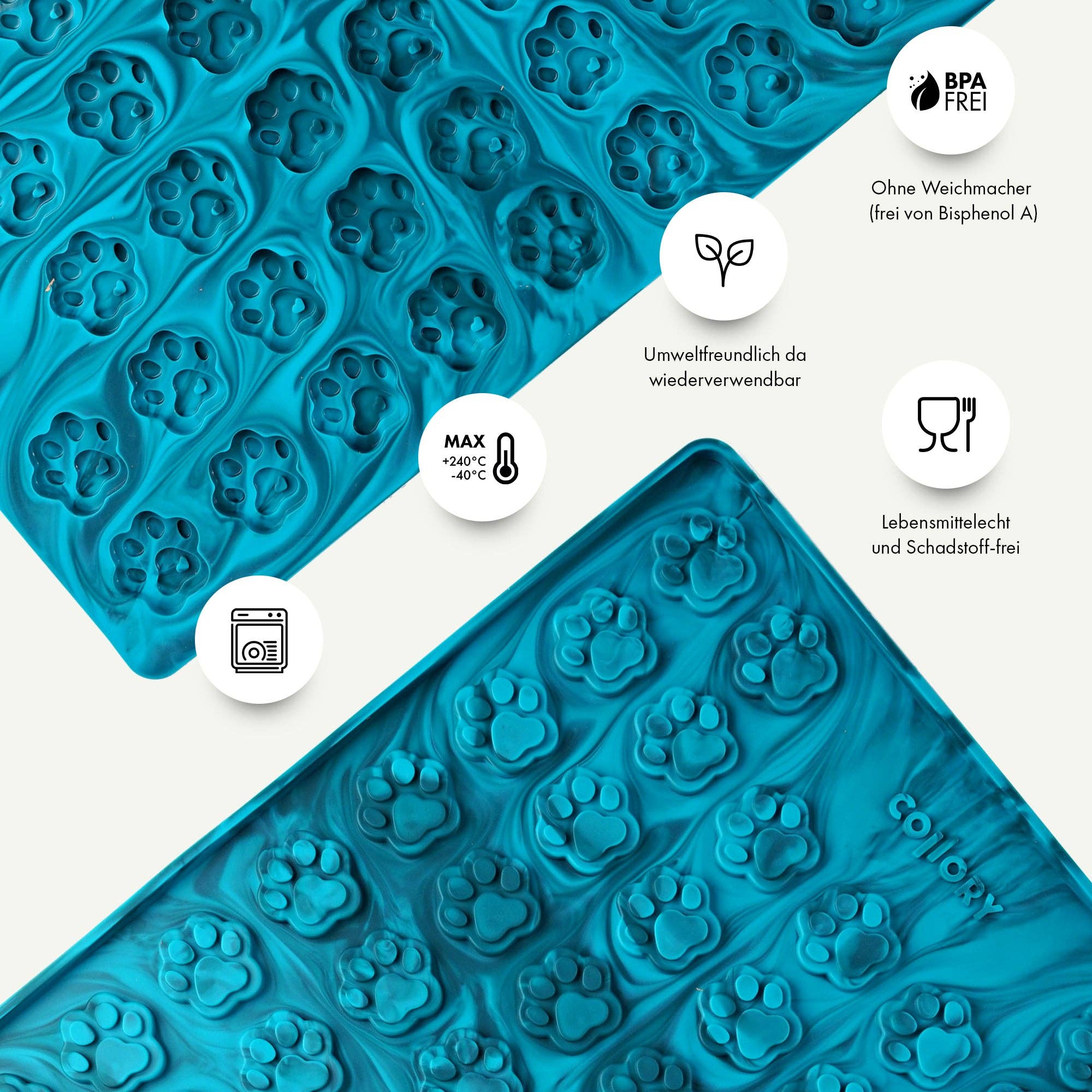 Collory – wholesale Bakplåt/-matta – Tass bakmattor i (mini, medium)13