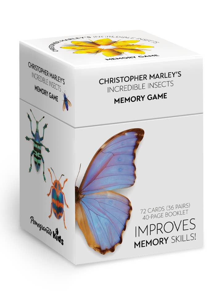 Christopher Marley’s Incredible Insects Memory Game for wholesale by Pomegranate