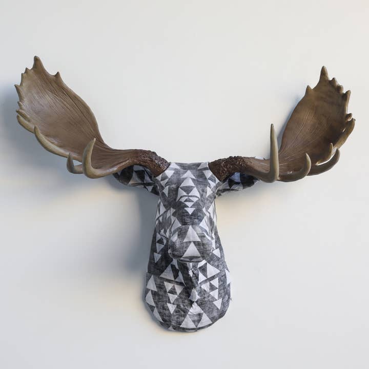 Stof Elg hoved - falmede sydvestlige diamanter for engroshandel hos Near and Deer