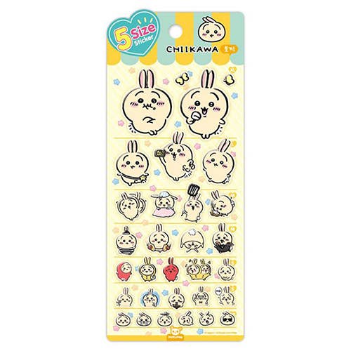 K-Wonderland - Wholesale Sticker - Chiikawa & Friends 5 Sizes Jelly Coating Deco Stickers 19