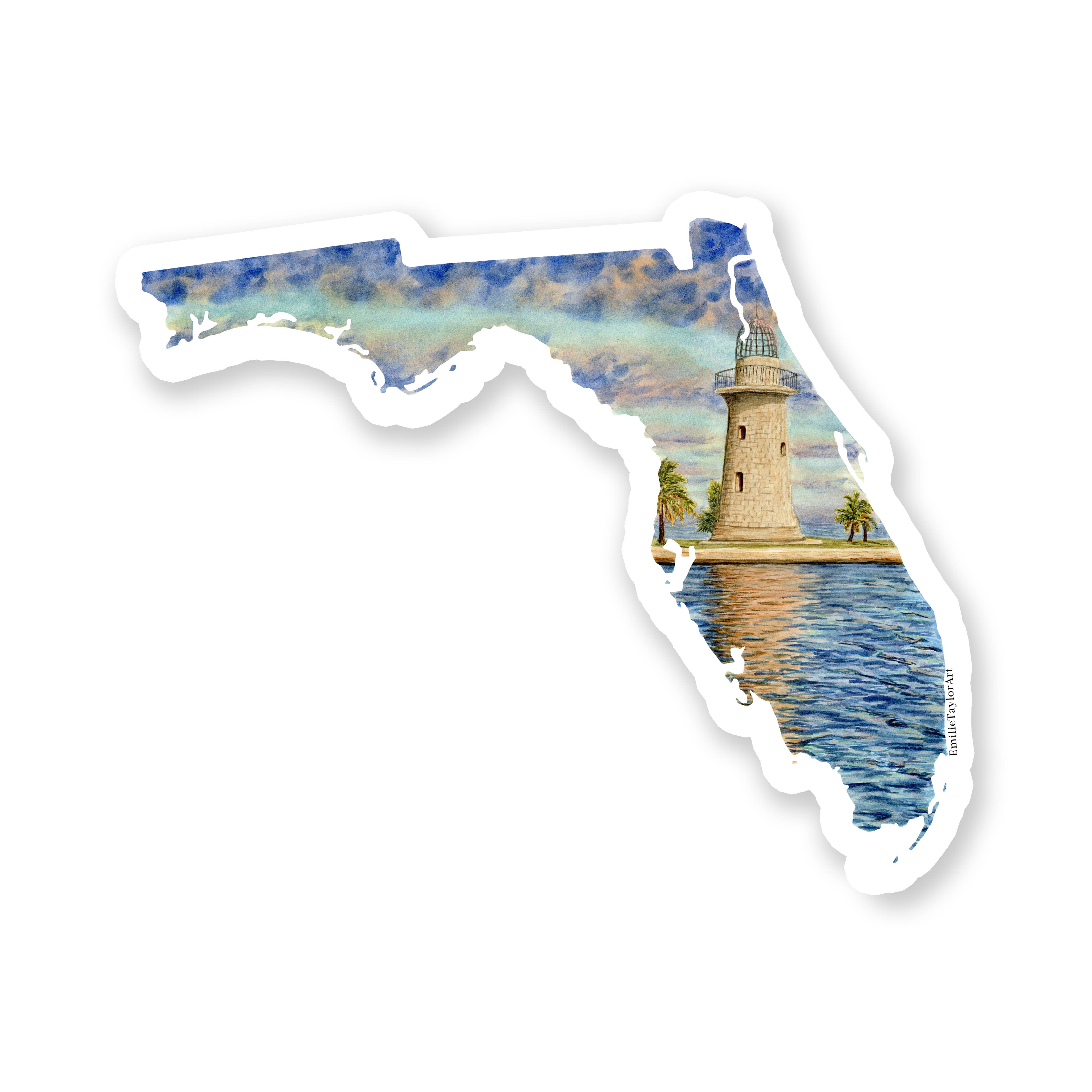 Emilie Taylor - Wholesale Sticker - Florida State Sticker | Biscayne National Park Souvenir