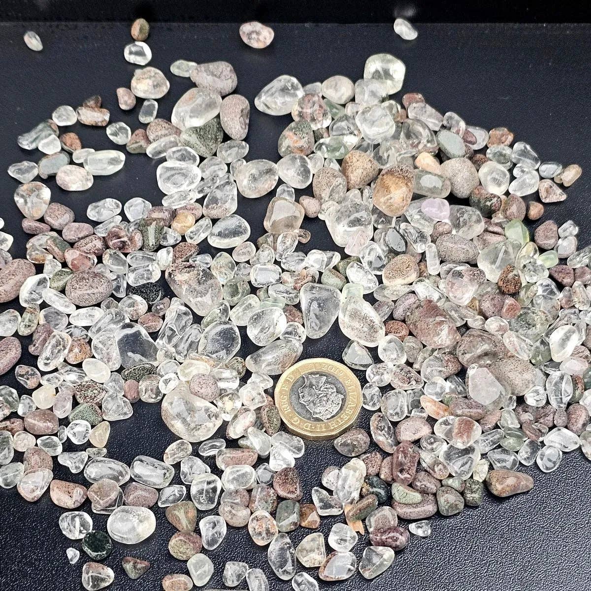 Distinction Crystals - Wholesale Craft Supplies - Lodalite Garden Quartz Crystal Tumblestones 200g Batch2