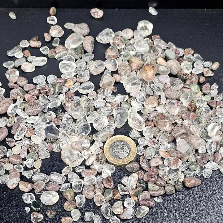 Distinction Crystals - Wholesale Craft Supplies - Lodalite Garden Quartz Crystal Tumblestones 200g Batch2