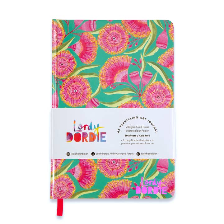 Gum Blossoms Visual Art Diary / Journal | A5 for wholesale by Lordy Dordie